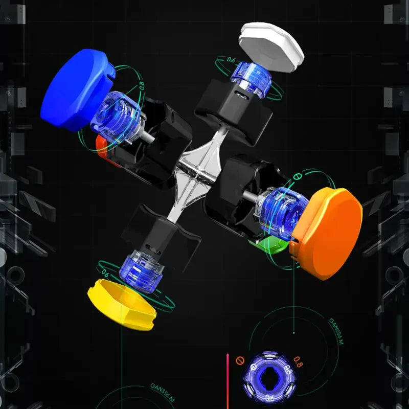 Avelena | Magnetischer 3X3 Speed Cube - Professionelles Ges Magic Puzzle Spielzeug