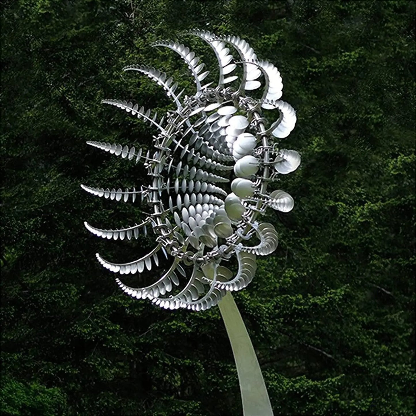 Avelena | Einzigartiger Solarbetriebener Kinetischer Metall Windmühlen Spinner - Magische Windkollektoren für Patio, Garten, Rasen Außen Dekoration