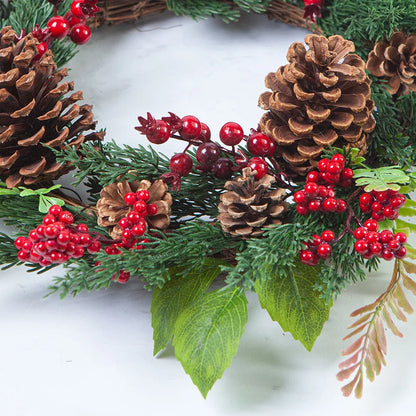 Avelena | Rote Beeren Weihnachtskränze