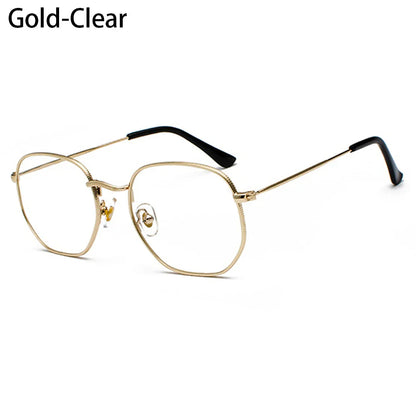 Avelena | Polygon Metall Quadrat Sonnenbrille