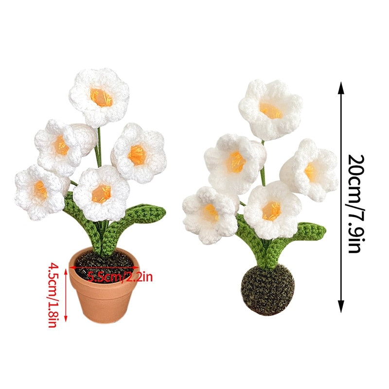 Avelena | Handgefertigte Häkelblumentopfdekoration