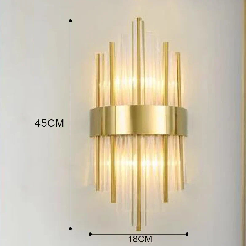Avelena | Elegante LED-Wandleuchte in Gold