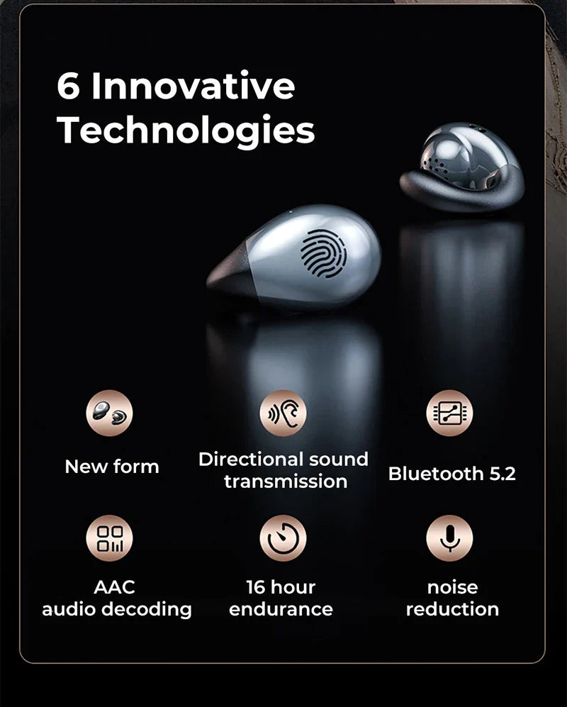 Avelena | Superleichtes Knochenleitung Bluetooth Kabelloses Sportkopfhörer