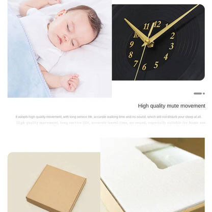 Avelena | Musical Vinyl Record Wall Clock