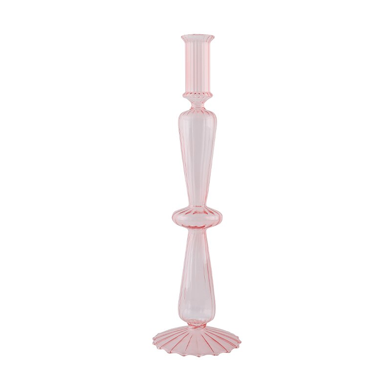 Avelena | Glas Kerzenhalter Pastell