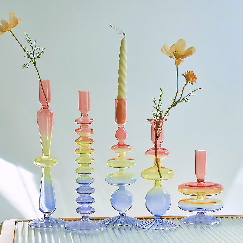 Avelena | Gradient Glas Kerzenhalter