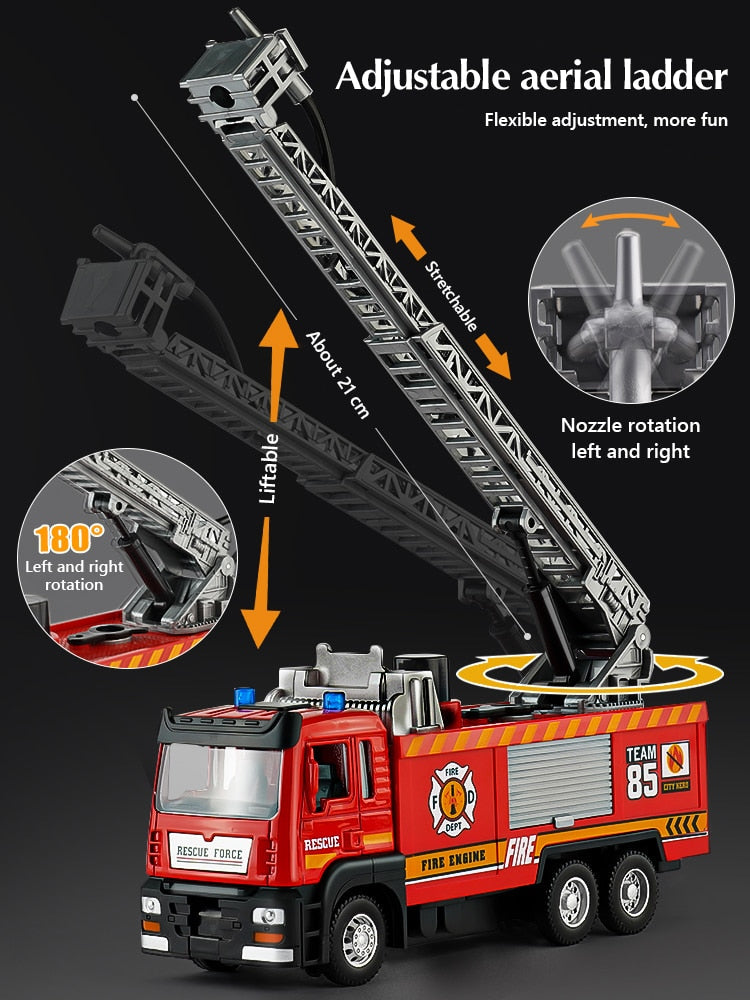 Avelena | Feuerwehrauto Diecast Spielzeug