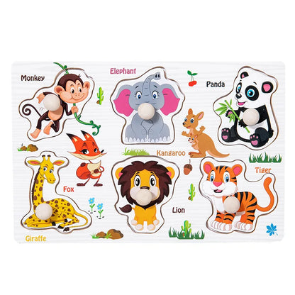 Avelena | Montessori Baum Puzzle Griffe Brett Spielsachen