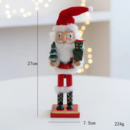 Avelena | Elf Nussknacker Soldat aus Holz Ornamente