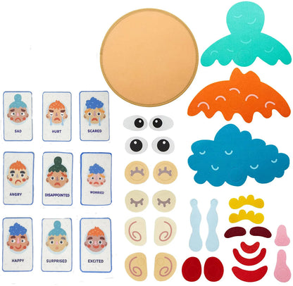 Avelena | Kinder Montessori Gesichtsausdrucksspiel Spielzeug
