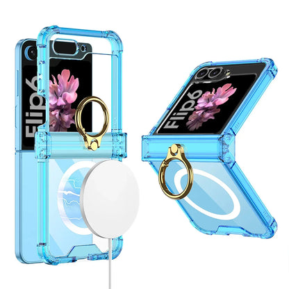 Avelena | Transparent Ring Case für Galaxy Z Flip 6