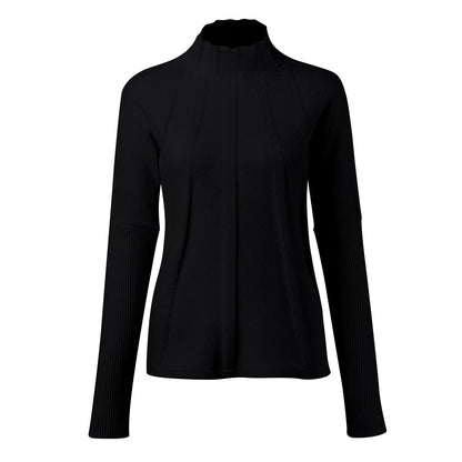 Avelena | Rollkragenpullover mit Elegantem Faltenwurf