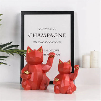 Avelena | Nordic Style Geometrische Glückskatze