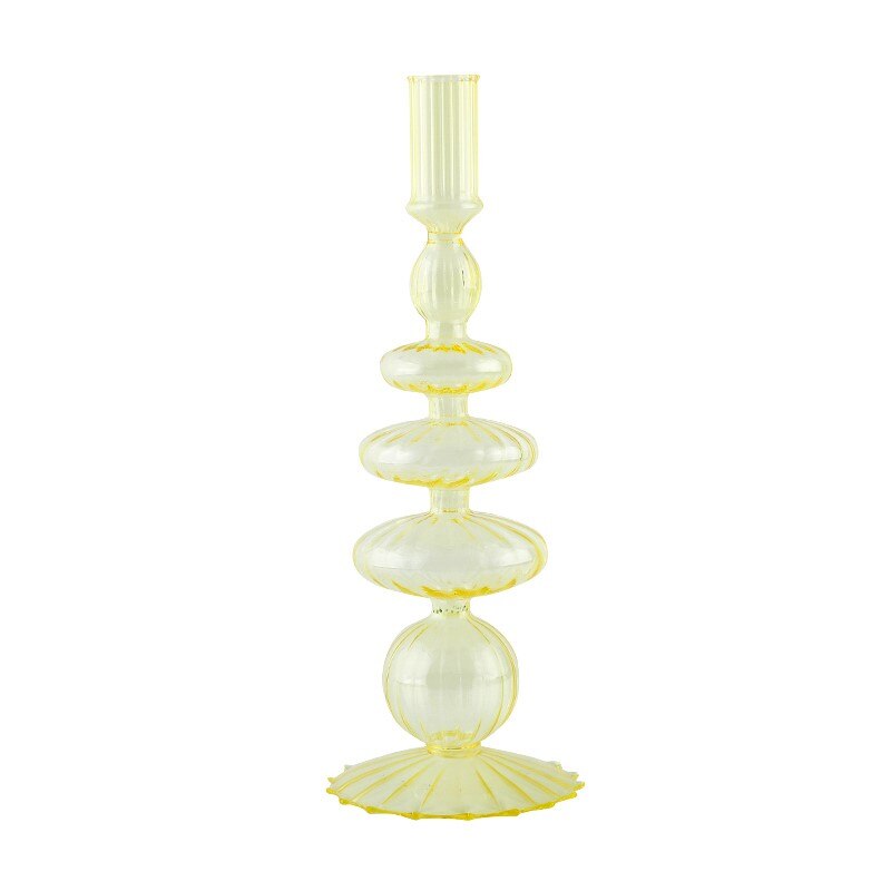 Avelena | Glas Kerzenhalter Pastell