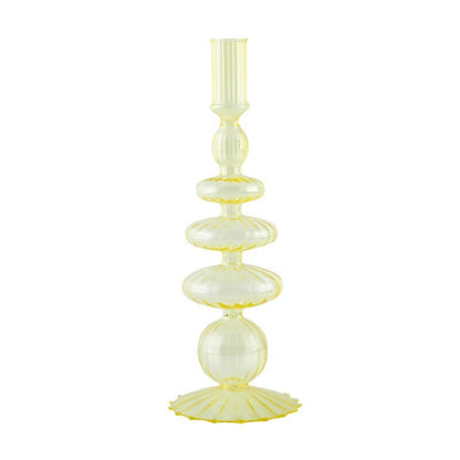 Avelena | Glas Kerzenhalter Pastell