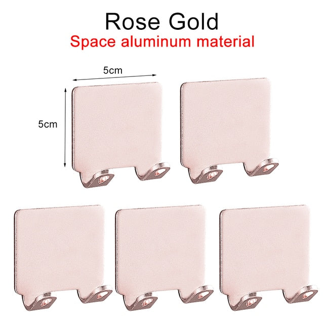 Avelena | Punchfreie Rasierhalter Aufbewahrungshaken (1/2/3 Stück) - Wandmontierter Männer Rasierer Regal für das Badezimmer