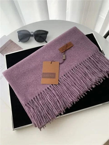 Avelena | Damen Baumwoll Winter Schal – Weich, Warm, Eleganter Stil