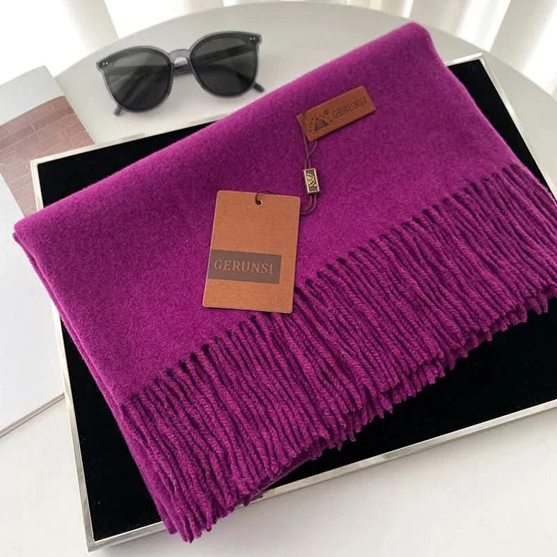 Avelena | Damen Baumwoll Winter Schal – Weich, Warm, Eleganter Stil