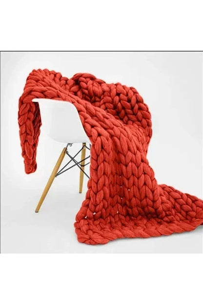 Avelena | Gemütliche Strick Chunky Decke