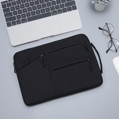 Avelena | Slim Wasserdichte Laptoptasche mit Mehreren Reißverschlüssen