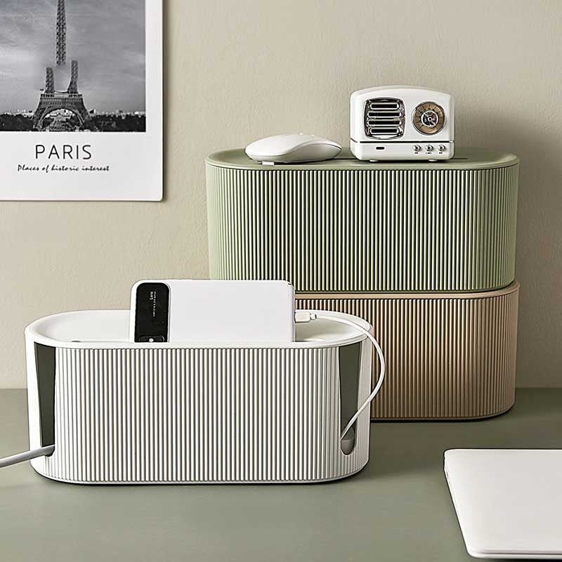 Avelena | Design Aufbewahrungsbox Organizer für Kabel, Adapter und Steckdosenleisten