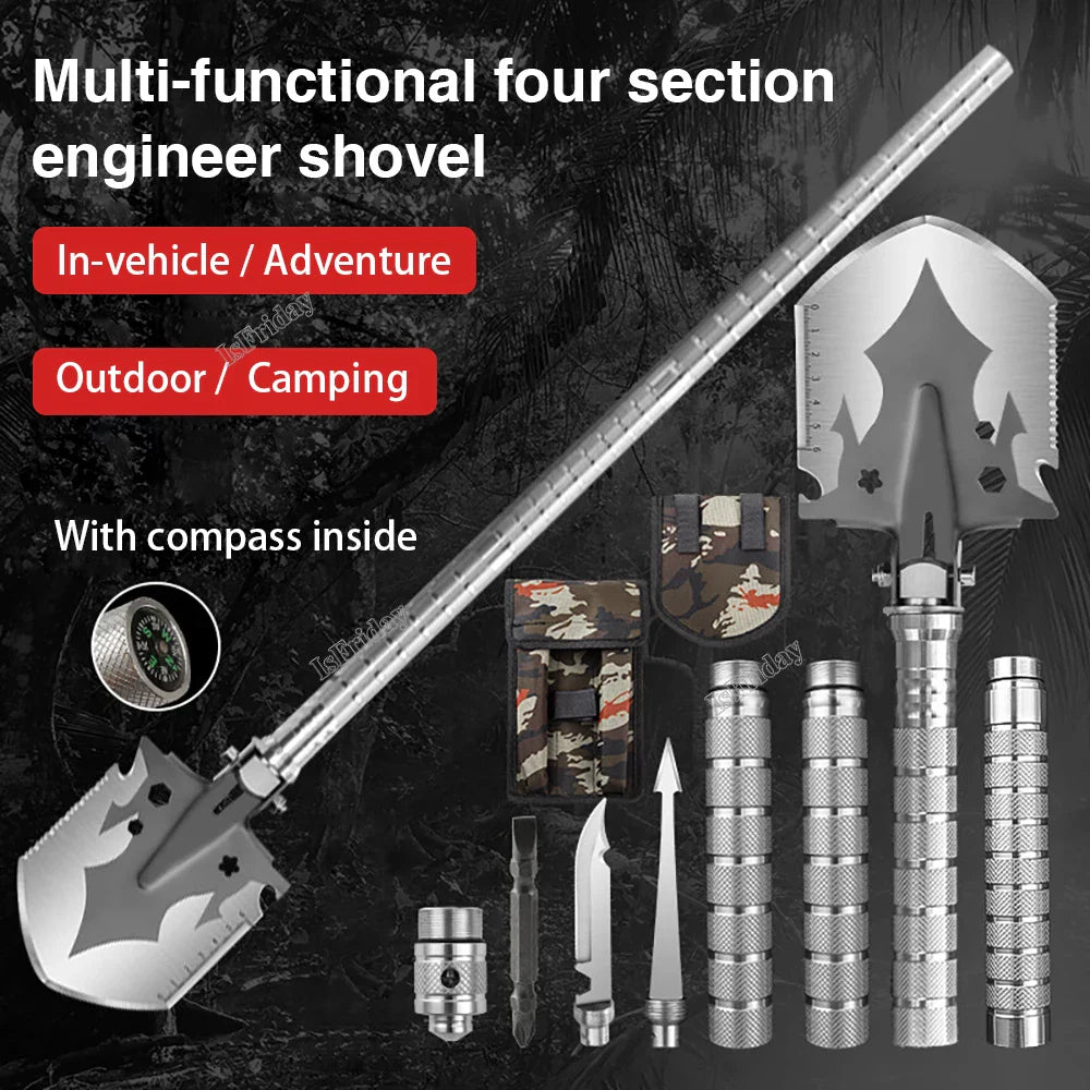 Avelena | Adventurepro Spade Dein Ultimatives Outdoor-Werkzeug Langlebig, Vielseitig Und Bereit Für Jede Aufgabe