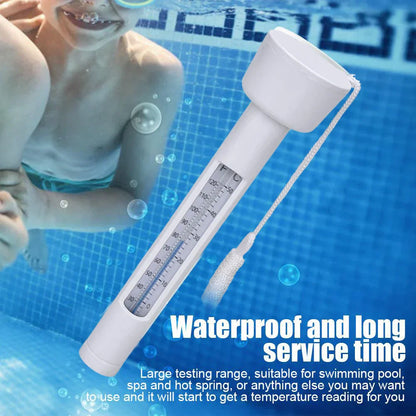 Avelena | Aquarino Poolthermometer | Schwimmend & Wasserdicht | Großer Messbereich | Für Pool & Spa