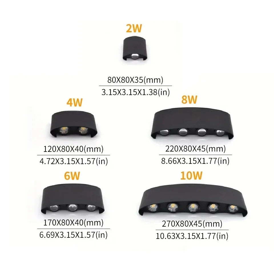 Avelena | Moderne Beleuchtung, Innen- oder Außenbereich: Die vielseitige LED-Wandleuchte