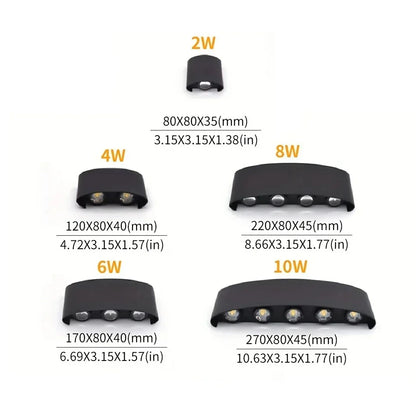 Avelena | Moderne Beleuchtung, Innen- oder Außenbereich: Die vielseitige LED-Wandleuchte