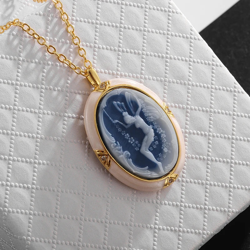 Avelena | Paar Halskette mit Der Klemme Liebe Katze Design