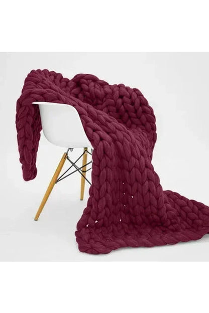 Avelena | Gemütliche Strick Chunky Decke