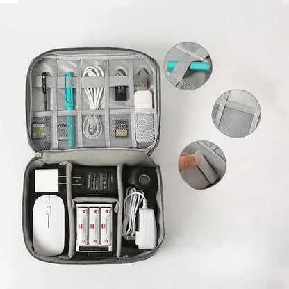 Avelena | TascaFlex Organizer | Reise-Kabeltasche & Gadget-Case | Wasserabweisend & Vielseitig | Oxford-Gewebe