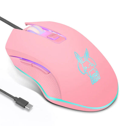 Avelena | Farbig Leuchtende Usb-C Gaming Maus