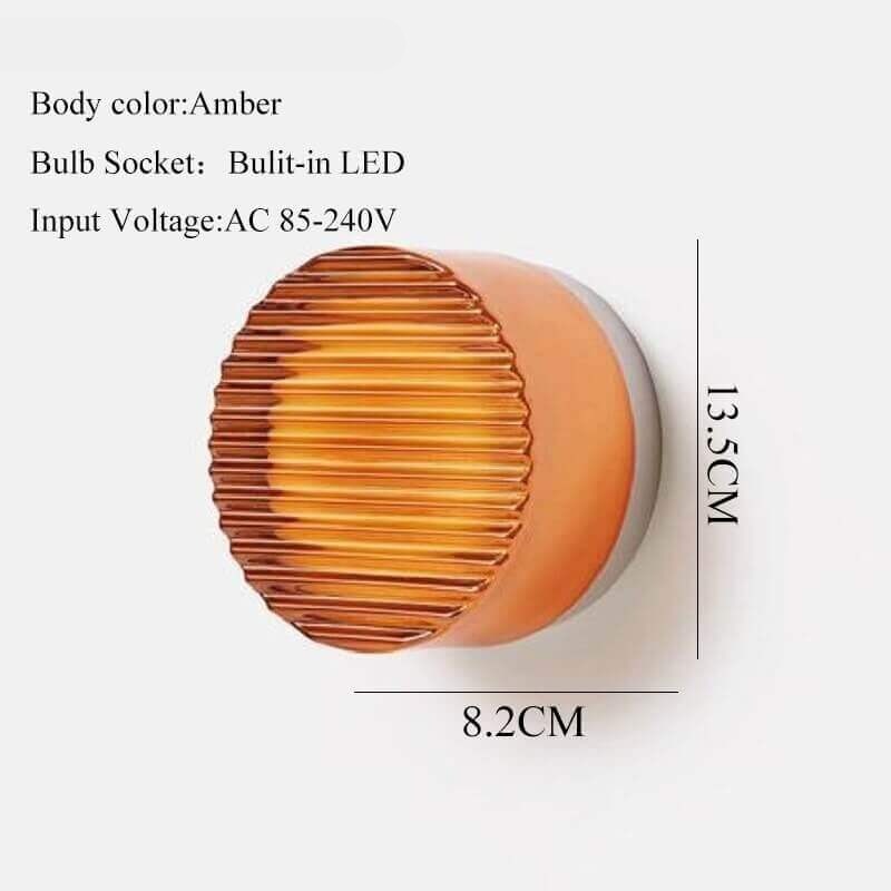 Avelena | Futuristische und einzigartige solide Plexiglas-Wandleuchte