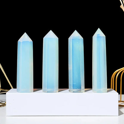 Avelena | Energora Kristall-Obelisk | Echter Naturquarz | Für Meditation & Chakra-Heilung | Spirituelles Dekoobjekt