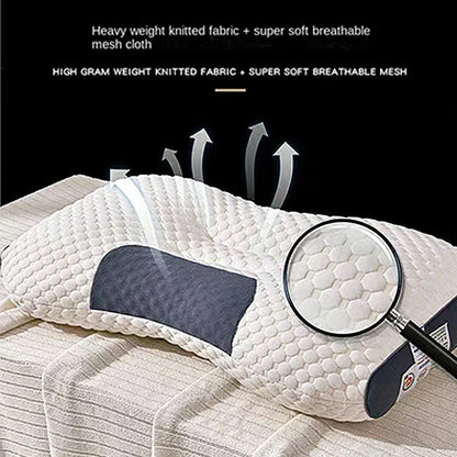 Avelena | Orthopädisches Nackenkissen mit umgekehrter Traktion für einen Patienten, 48 x 74 cm