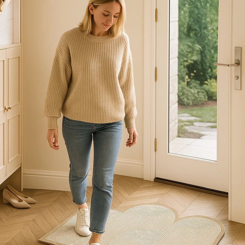 Avelena | Waschbarer, rutschfester Fußmatte für Innen- und Außenbereiche