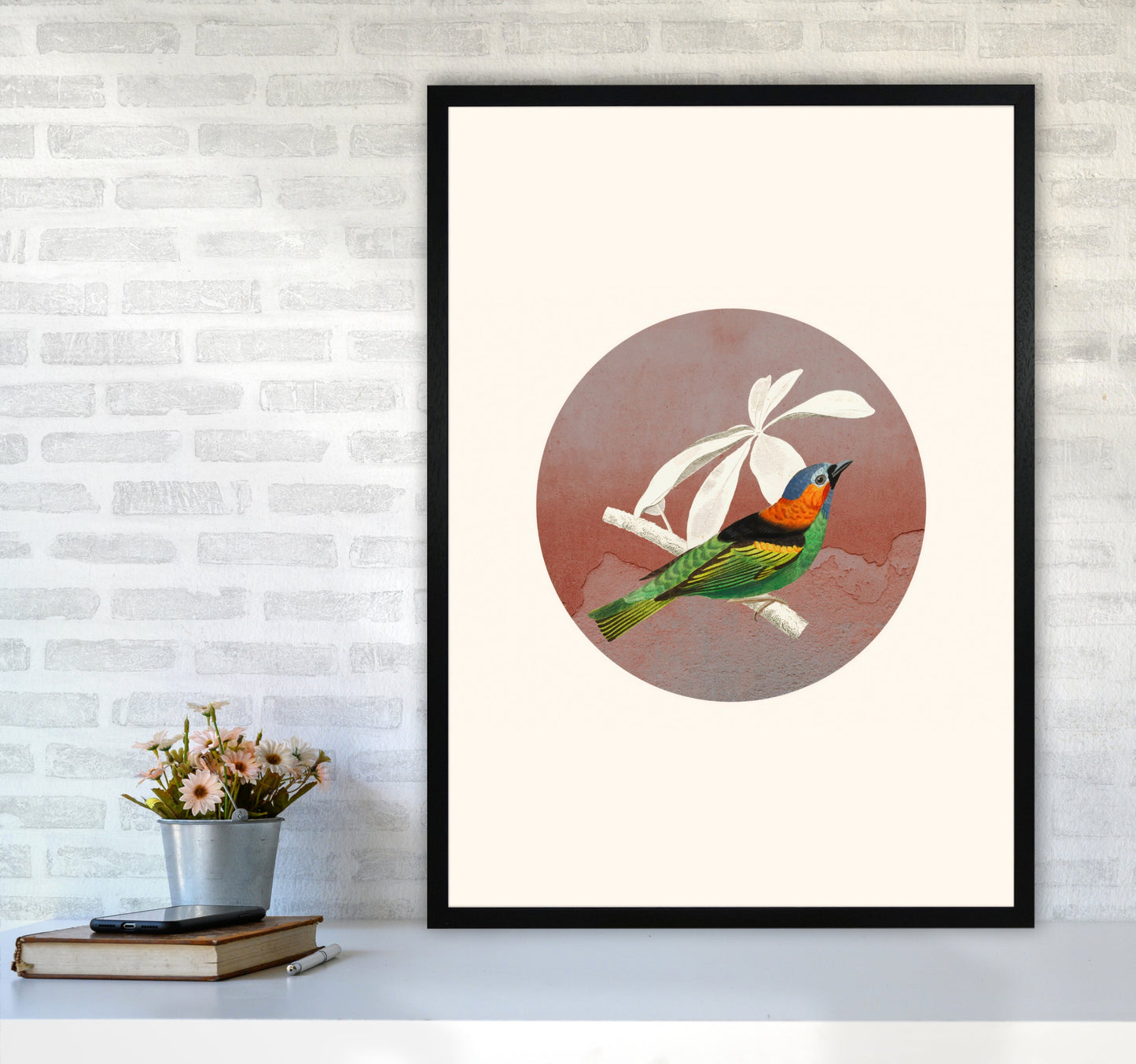 Avelena | Vogelcollage II Kunstdruck von Seven Trees Design