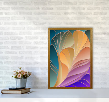 Avelena | Farbenfrohe Art Deco IV Kunstdigitaldruck