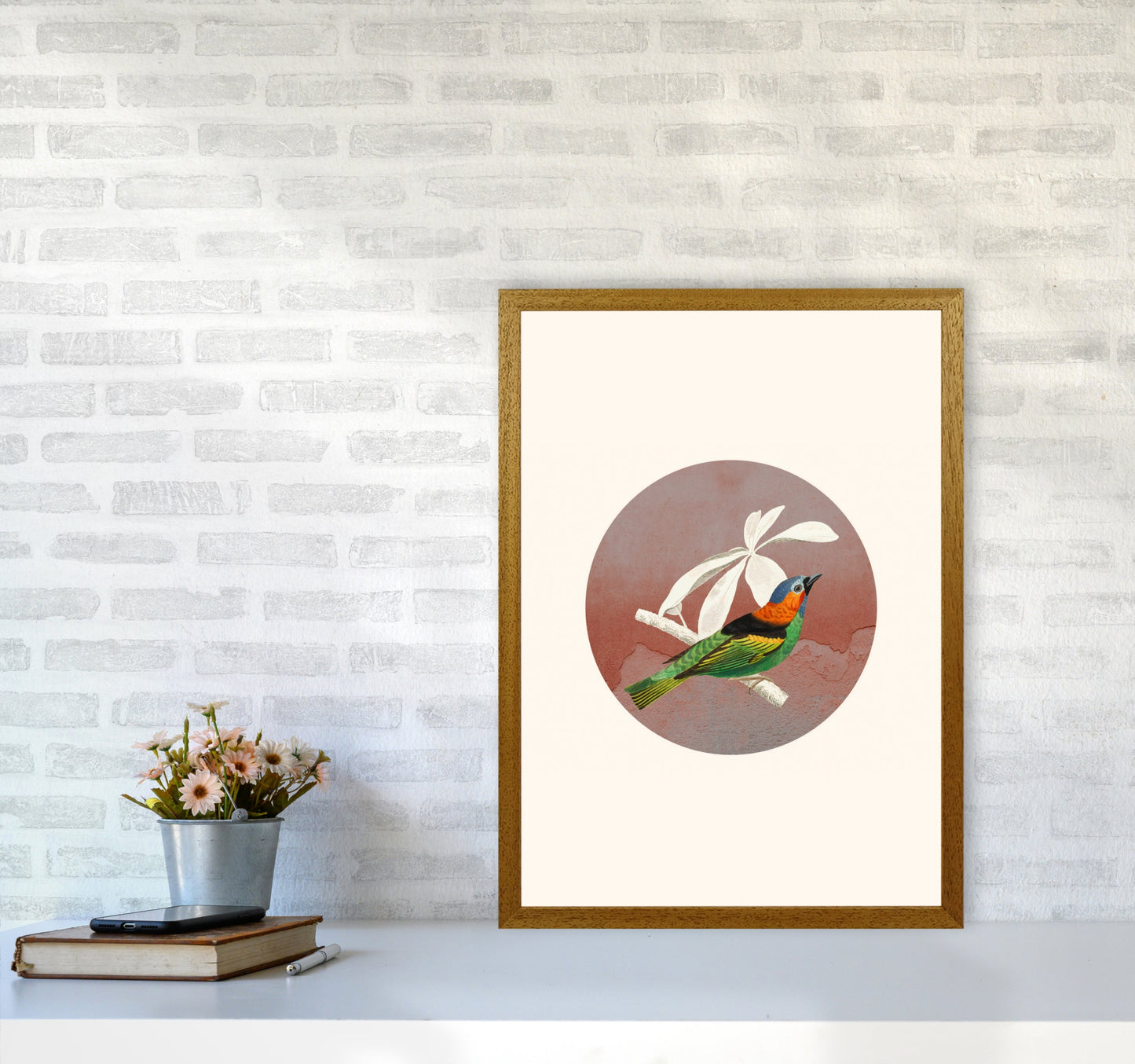 Avelena | Vogelcollage II Kunstdruck von Seven Trees Design