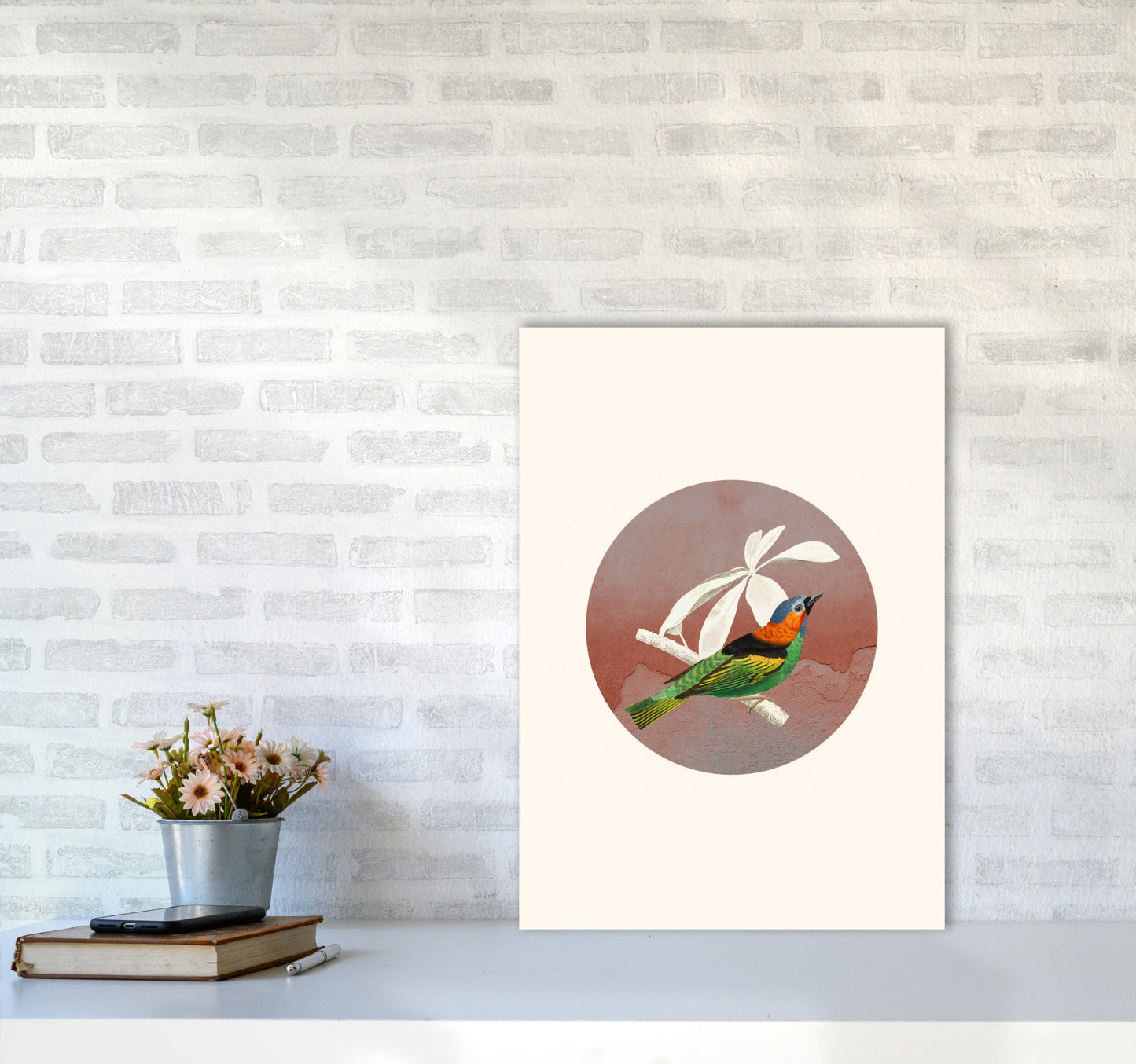 Avelena | Vogelcollage II Kunstdruck von Seven Trees Design