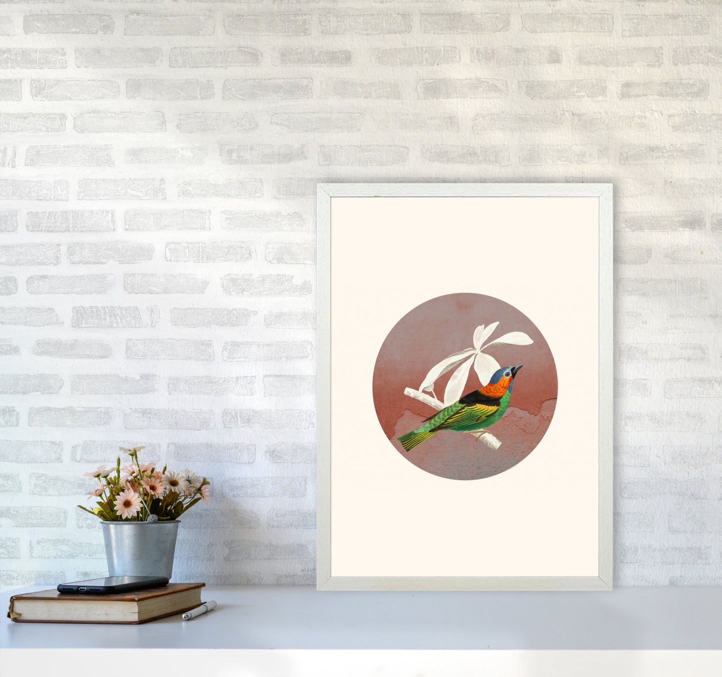 Avelena | Vogelcollage II Kunstdruck von Seven Trees Design