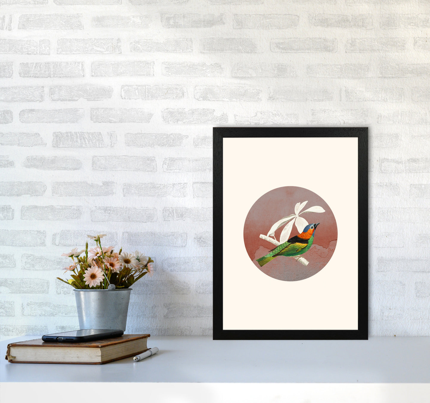 Avelena | Vogelcollage II Kunstdruck von Seven Trees Design