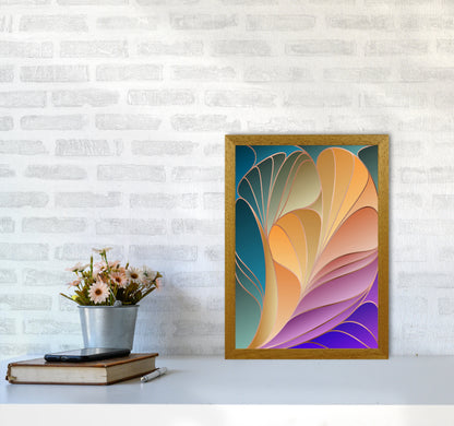 Avelena | Farbenfrohe Art Deco IV Kunstdigitaldruck