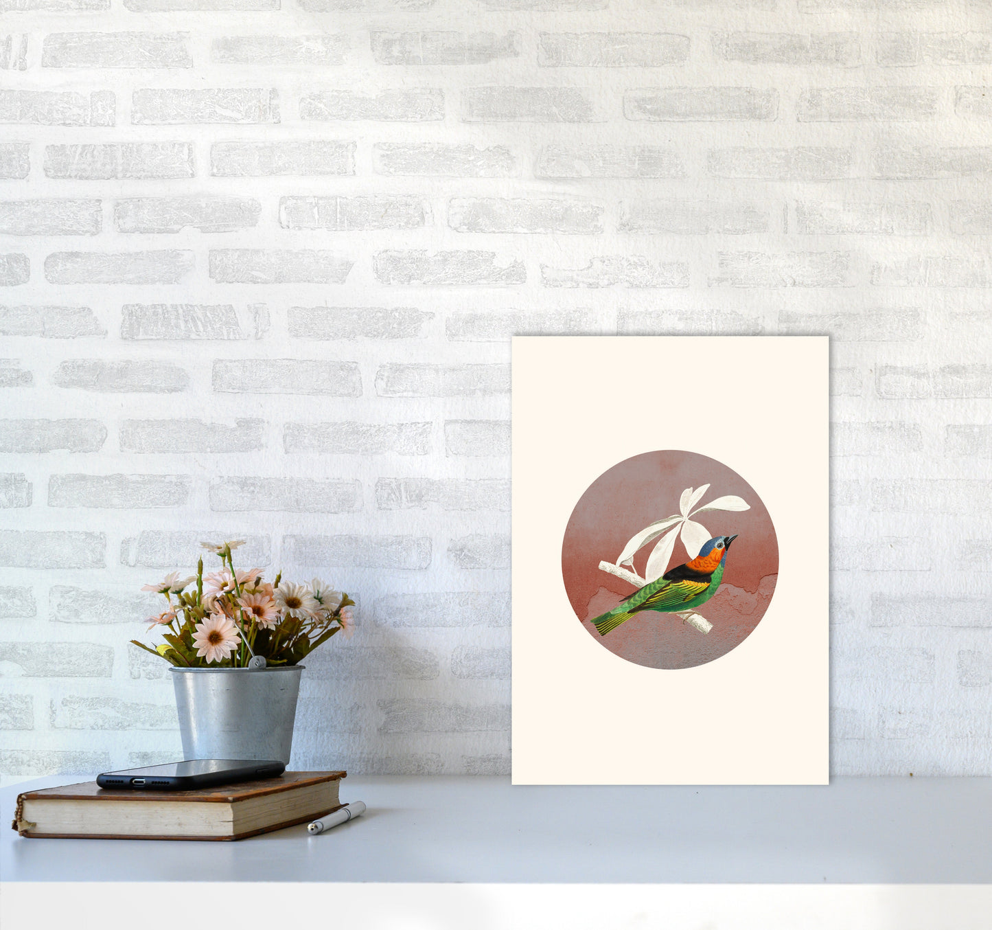 Avelena | Vogelcollage II Kunstdruck von Seven Trees Design