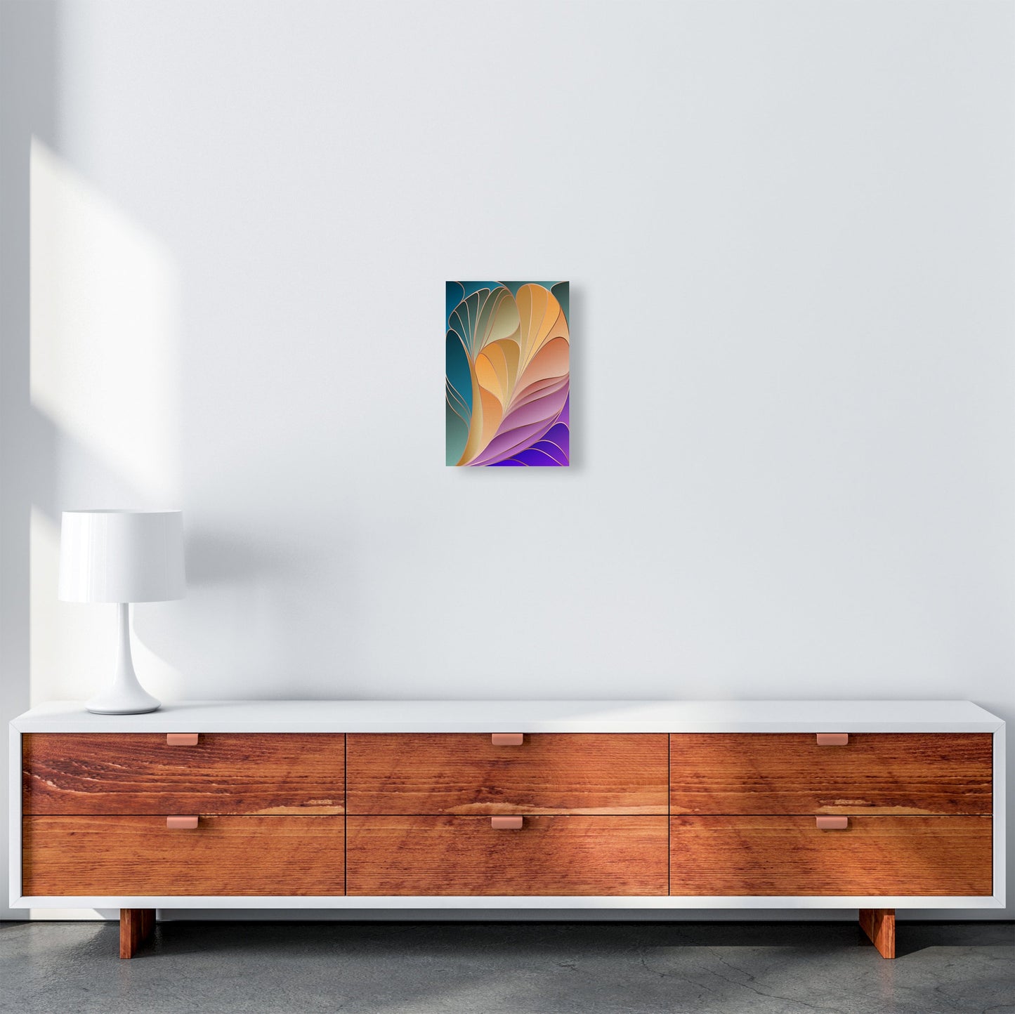 Avelena | Farbenfrohe Art Deco IV Kunstdigitaldruck