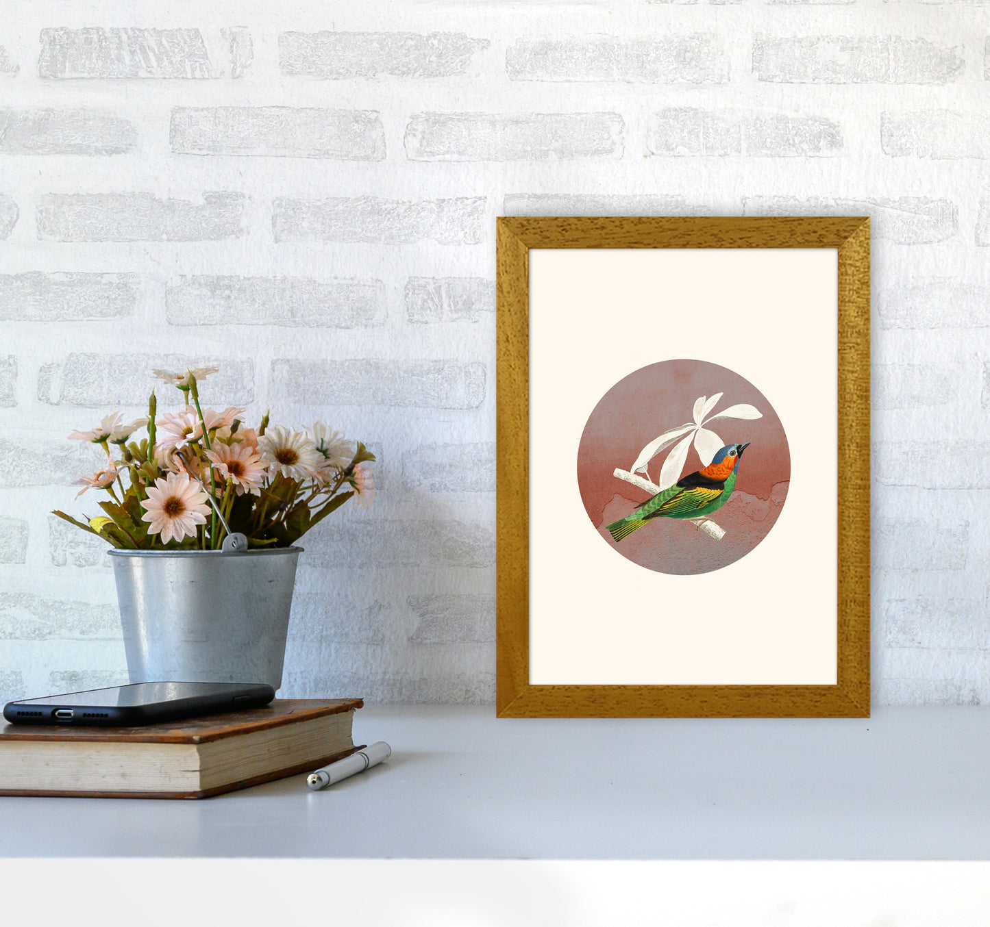 Avelena | Vogelcollage II Kunstdruck von Seven Trees Design