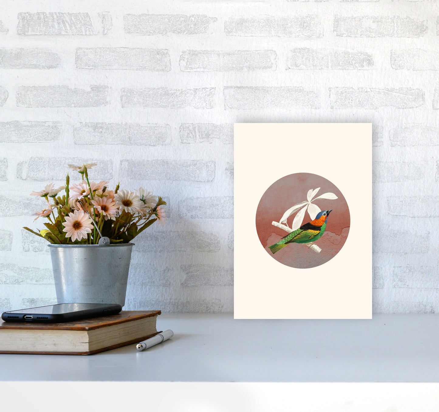 Avelena | Vogelcollage II Kunstdruck von Seven Trees Design