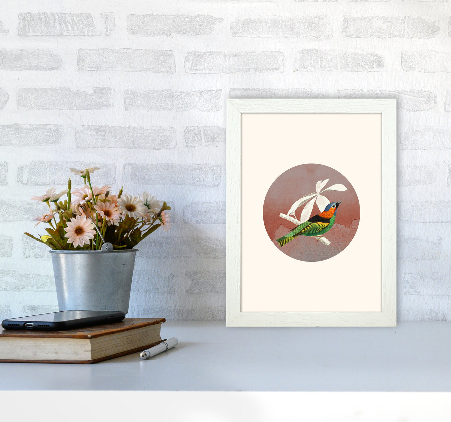 Avelena | Vogelcollage II Kunstdruck von Seven Trees Design