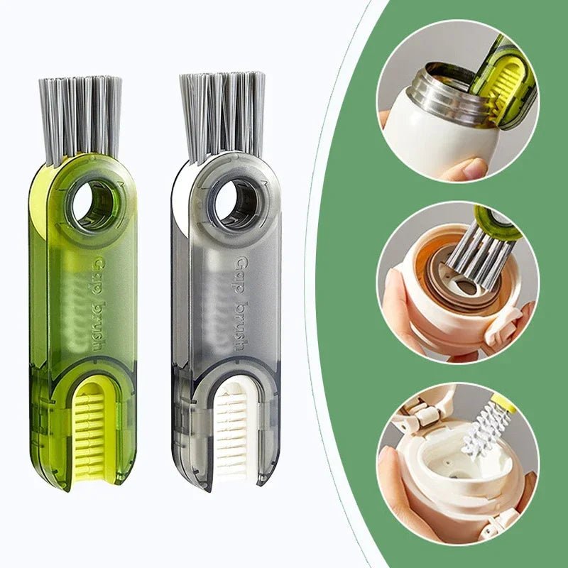 Avelena | Drei-Kopf-Reinigungsbürste für Tassen & Flaschen